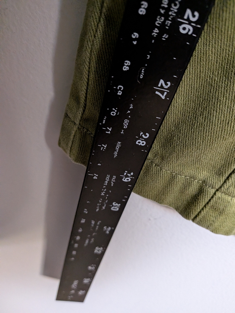 Victoria's Secret Pink Utility Cargo Pants Green Wide Leg Sz L - Picture 5 of 8